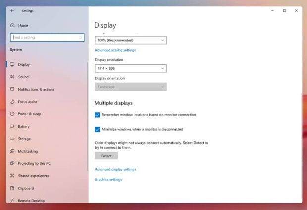 تنظیمات نمایشگر در ویندوز 11