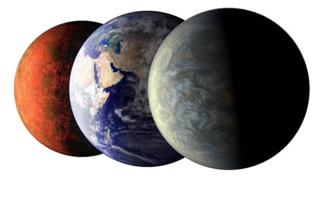 اندازه سیاره های منظومه شمسی دو برابر