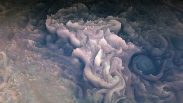 تصاویر ابرهای سیاره مشتری