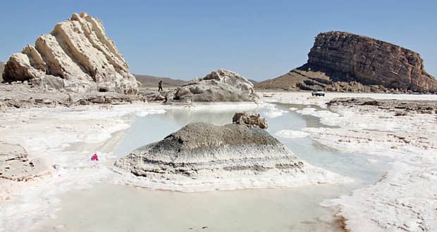 دریاچه خشک شده ارومیه