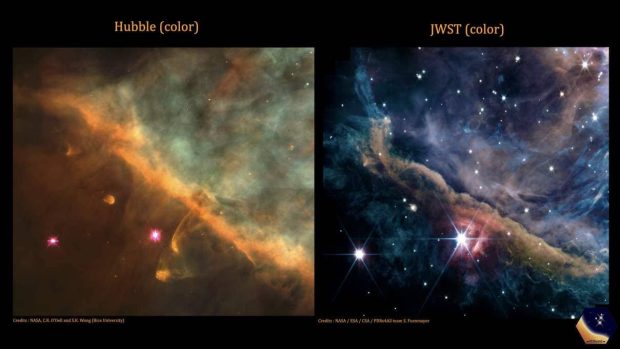 تلسکوپ James Webb در برابر Hubble