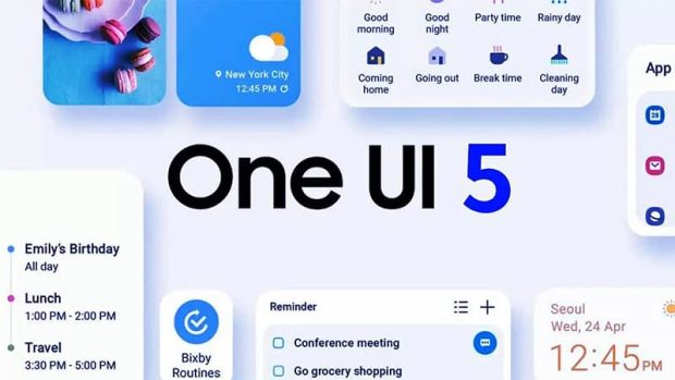 رابط کاربری وان یوآی 5 - One UI 5