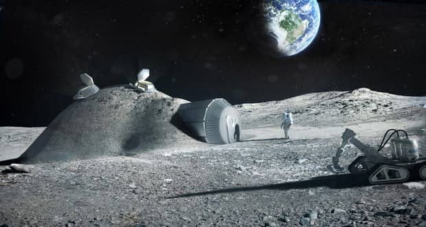 ناسا زندگی در ماه