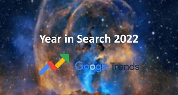 پرجستجوترین کلمات گوگل در سال 2022