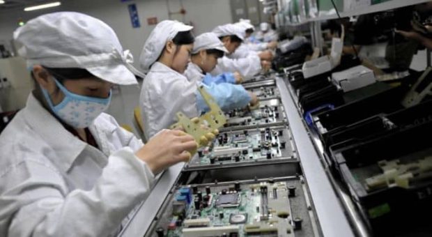 کارگران چینی اپل