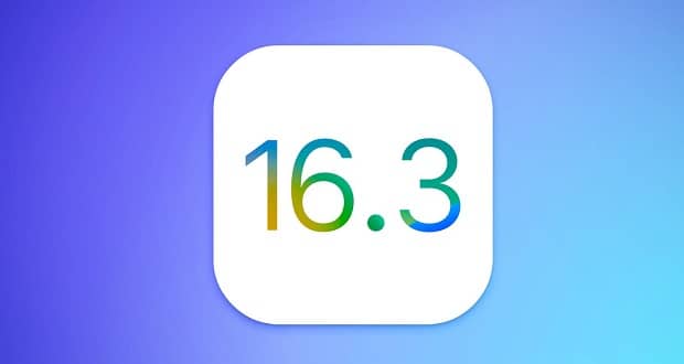 آپدیت iOS 16.3