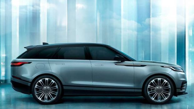 نمای کناری شاسی بلند Range Rover Velar جدید