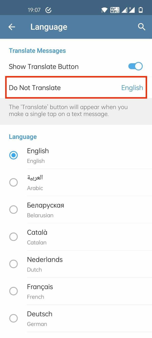 آموزش تصویری قابلیت مترجم تلگرام