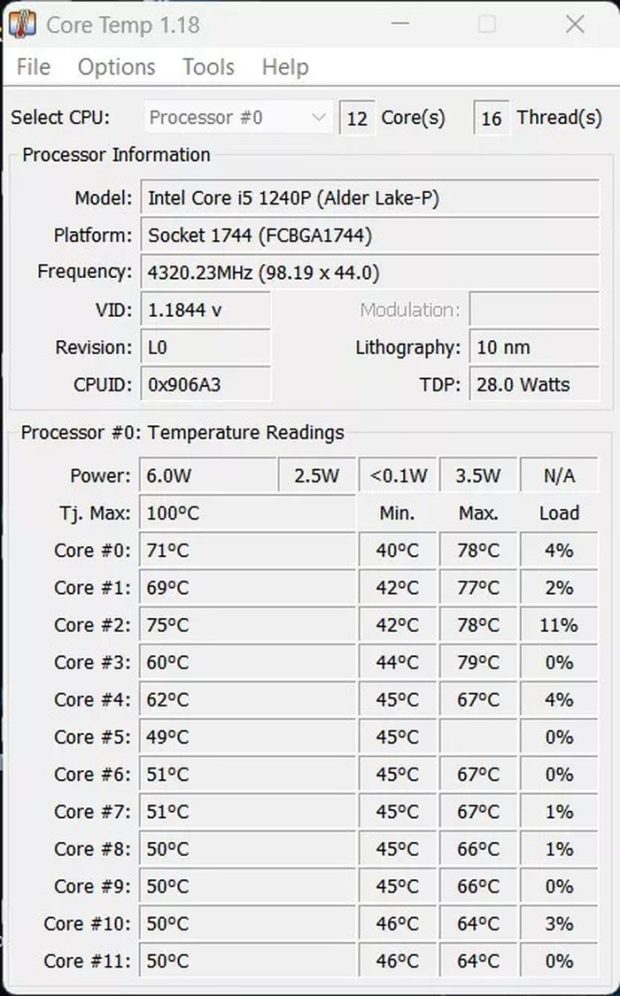 بررسی دمای CPU کامپیوتر