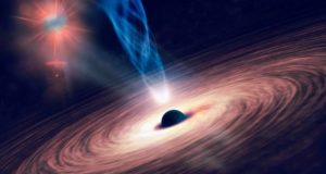 زمین داخل یک سیاه چاله