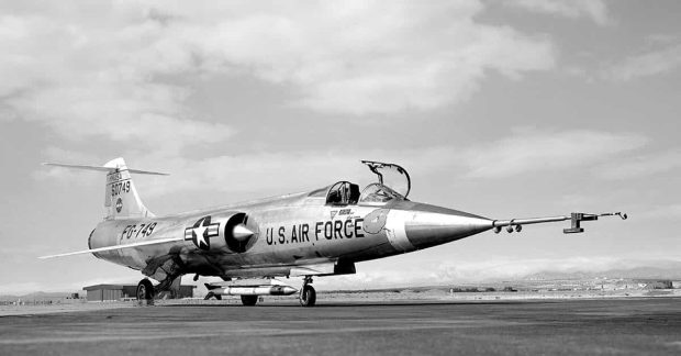 سریعترین جت های جنگنده - لاکهید اف 104