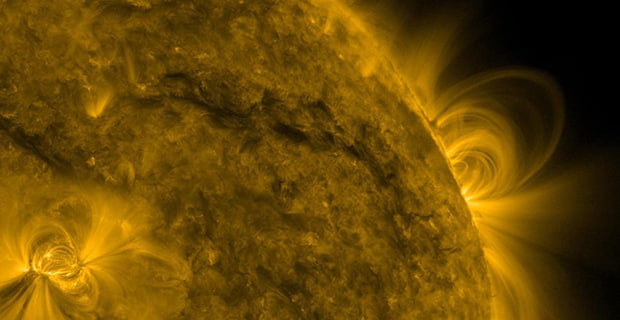 عکس خورشید واقعی در آسمان