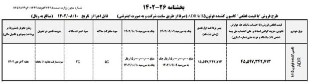 شرایط فروش کشنده فوتون 460 