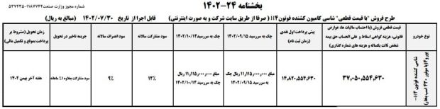 شرایط فروش کشنده فوتون 430