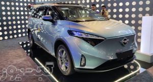هایما 7 ایکس برقی ایران خودرو در نمایشگاه تحول صنعت خودرو