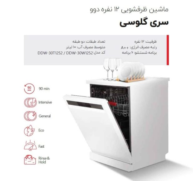 جدیدترین ظرفشویی دوو وارد بازار شد؛ از درخشندگی متمایز ظروف تا کاهش ...