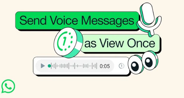 پیام های صوتی خود تخریب شونده واتساپ