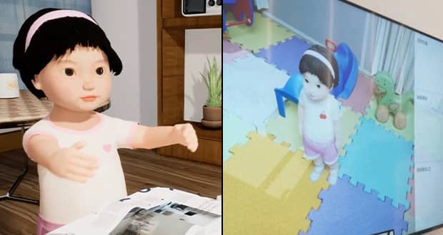 بچه ساخته شده با هوش مصنوعی توسط چینی ها