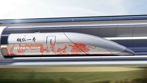 سرعت قطار هایپرلوپ چین