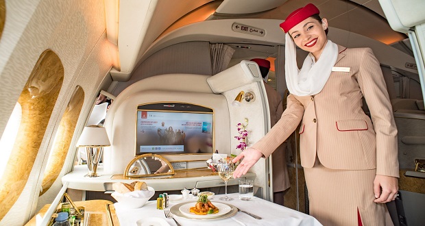 پرواز فرست کلاس هواپیمایی امارات