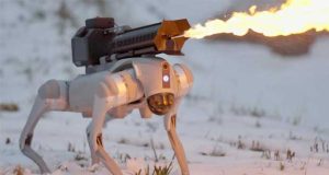 سگ رباتی شعله افکن