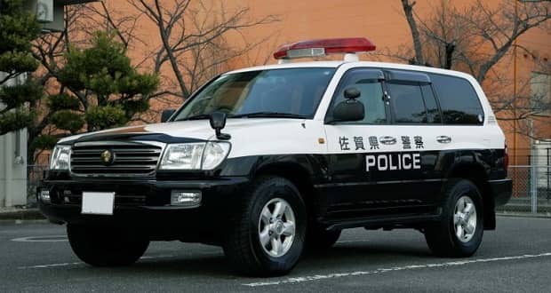 تویوتا لندکروزر پلیس ژاپن