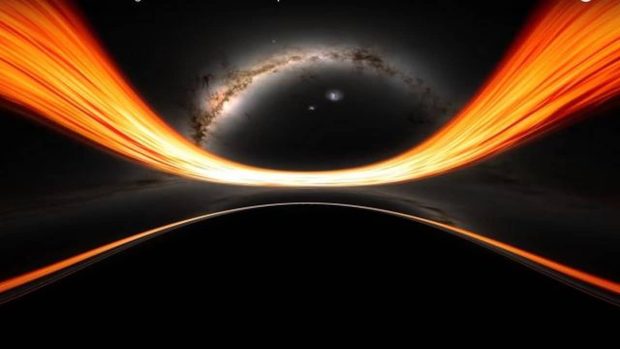 ناسا شبیه سازی سیاه چاله