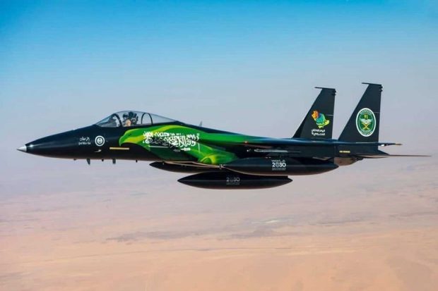 جنگنده F-15E Strike Eagle نیروی هوایی عربستان سعودی