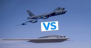 مقایسه بمب افکن B-21 و B-52