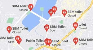 پیدا کردن دستشویی در کوچه و خیابان با گوگل‌مپ
