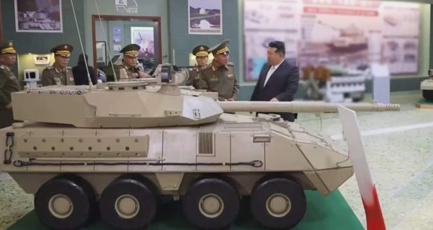 سلاح کشنده جدید رهبر کره شمالی، یک ضد تانک چرخ‌دار