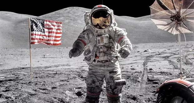 آمریکا انسانی به ماه نبرده