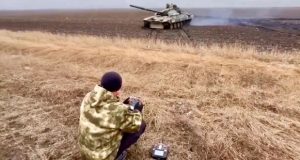 کنترل از راه دور تانک روسیه