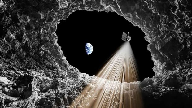 غار بزرگ در کره ماه