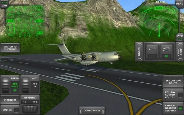 بازی Turboprop Flight Simulator 3D