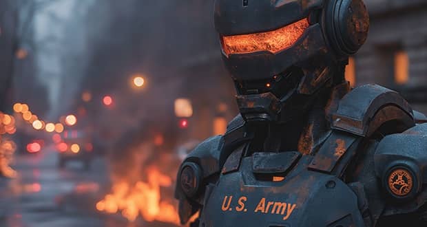 ربات ها جای سربازان را در ارتش آمریکا می‌گیرند