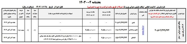 شرایط فروش پیکاپ فوتون دیزلی