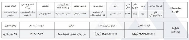 شرایط فروش نیو جتا VS5 و VS7