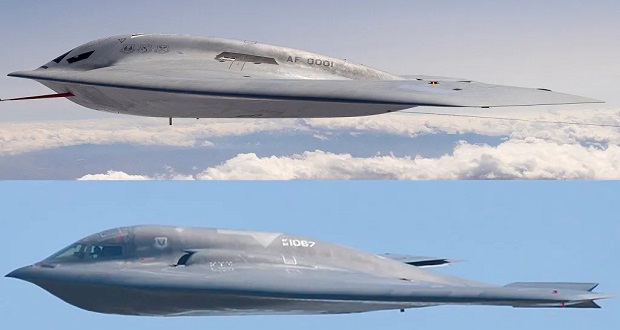 مقایسه بمب افکن B-21 و B-2