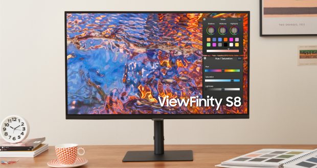 مانیتور 4K غول پیکر سامسونگ ViewFinity S8