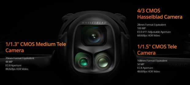 دوربین‌های پهپاد Mavic 4 Pro