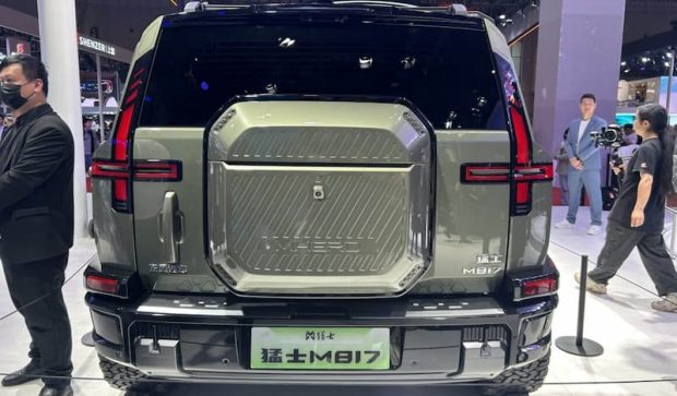 نمای عقب دانگ فنگ Warrior M817