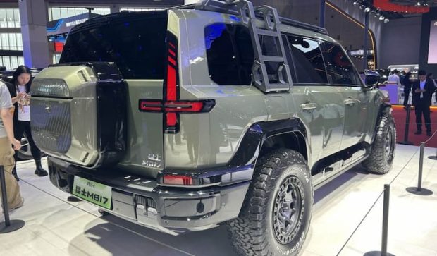 نمای عقب دانگ فنگ Warrior M817