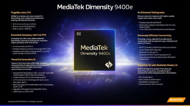 پردازنده دایمنسیتی 9400e مدیاتک