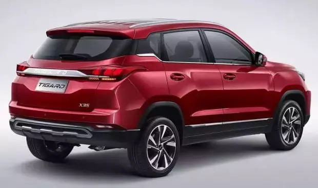 نمای عقب تیگارد X35 پلاس