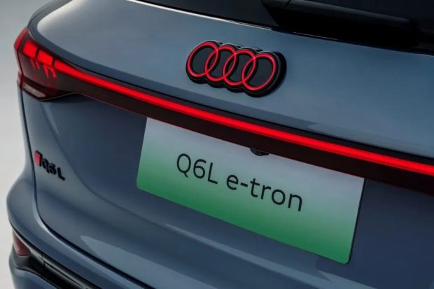نمای عقب آئودی Q6L e-Tron