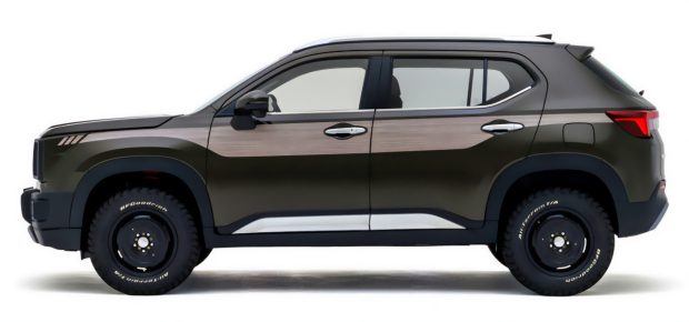 نمای جانبی هوندا WR-V کیت Reverb