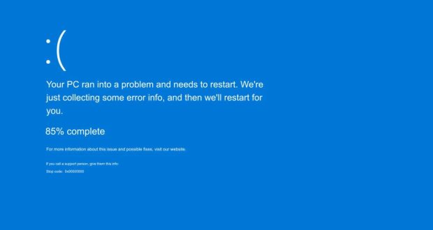 صفحه آبی مرگ (BSOD)