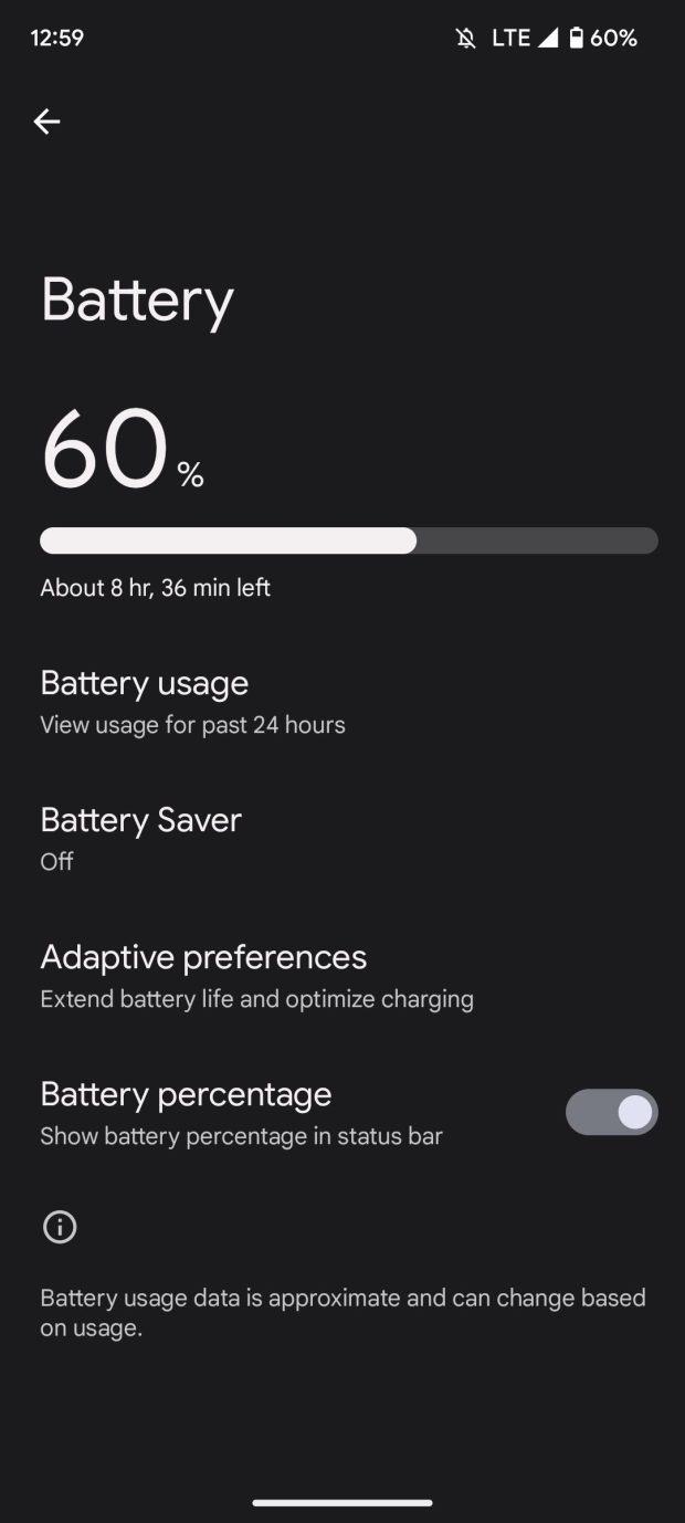 باتری تطبیقی (Adaptive Battery) - 2