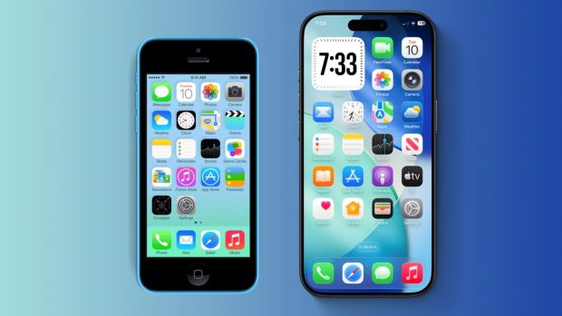 مقایسه iOS 26 و iOS 18